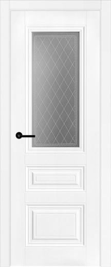 Дверь остекленная С-3 ПО Сноу эмаль