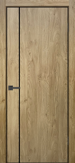 Дверь экошпон Эковуд 5 дуб светлый