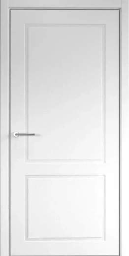 Дверь глухая Неоклассика 2 ПГ белая эмаль