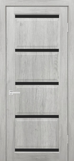 Дверь экошпон Евро 20 граф белый