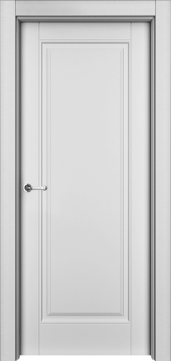 Дверь глухая Оксфорд ПГ белая эмаль