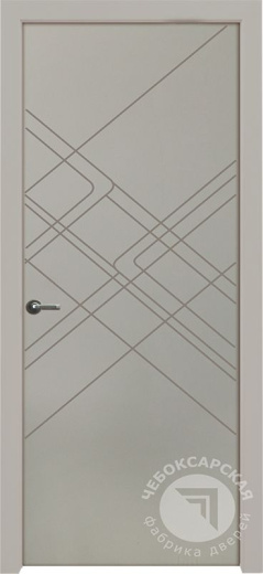 Дверь экошпон Арабеска