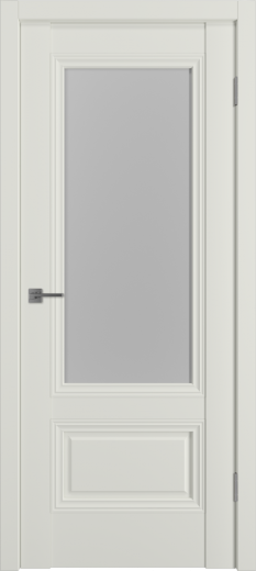 Дверь эмалекс EF2.1 ДО mid white стекло White Cloud