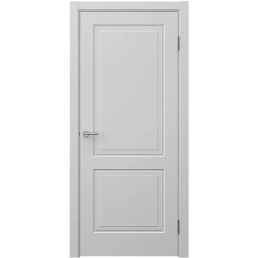Дверь глухая Сван 7 светло-серая эмаль