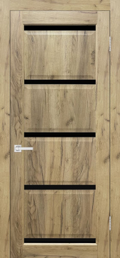 Дверь экошпон Евро 20 дуб крафт натуральный