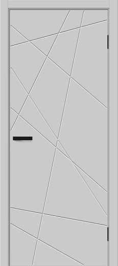 Дверь эмалит Граффити-5.Д.П ПЭТ Grey Silk
