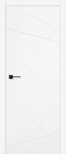 Дверь экошпон GEOMETRY-1 белый