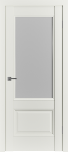 Дверь эмалекс EST2 ДО mid white стекло White Cloud