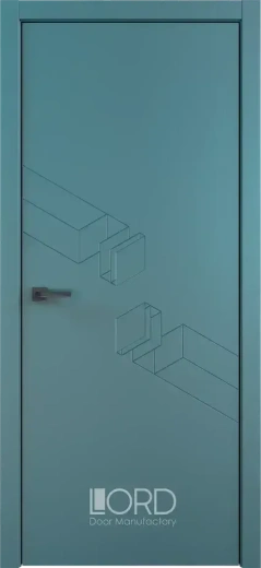 Дверь экошпон Figura 12 ПГ глухая