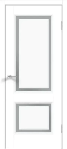 Дверное полотно Экошпон FLY 62 цвет Белый Эмалит