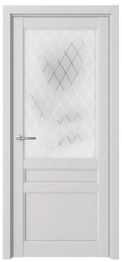 Дверь эмалит Олимпия ПО винил платина