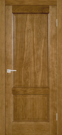 Дверь шпонированная Бристоль ПГ глухая дуб натуральный