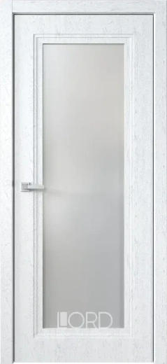 Дверь экошпон Монте 4 ПО стекло сатинат белый