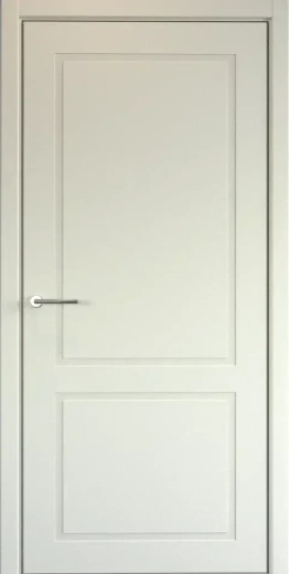 Дверь глухая Неоклассика 2 ПГ латте эмаль