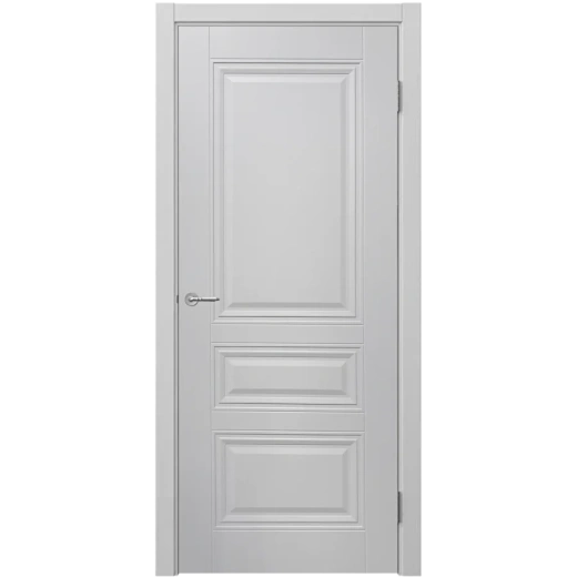 Дверь глухая Робин 3 светло-серая эмаль