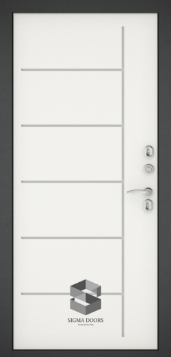 Уличная входная дверь Sigma Termo 7024