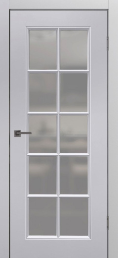 Дверь со стеклом Юлия ПО грей лайт