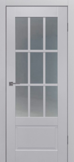 Дверь со стеклом Юник 104 ПО манхеттен