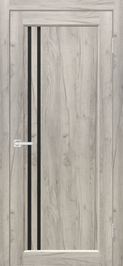 Дверь экошпон Евро 11 дуб крафт белый