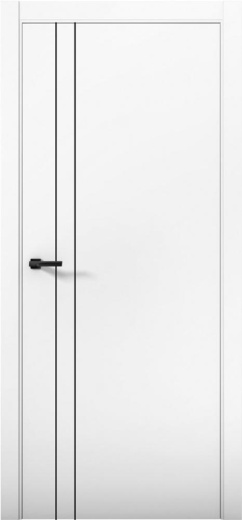 Дверь эмалит Fox 4 белый матовый