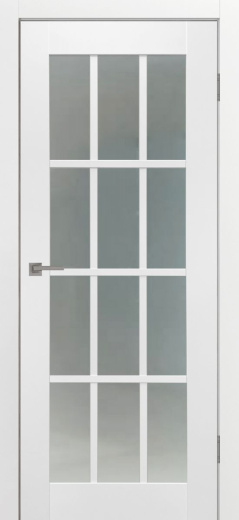 Дверь со стеклом Юник 102 ПО аляска