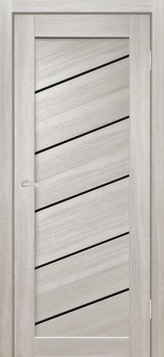 Дверь экошпон Форум Диагональ сонома белый