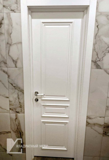 Дверь глухая Женева 3 ПДГ белая эмаль