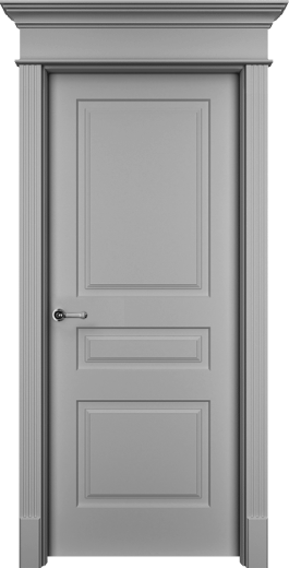 Дверь глухая Нафта-3 ПГ серая эмаль