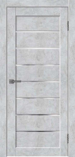 Дверь экошпон X-22 Бетон снежный