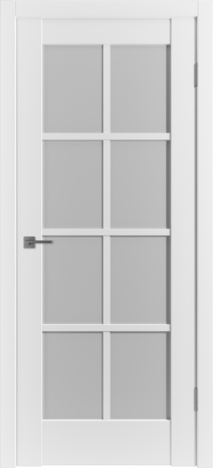 Дверь эмалекс ER1 ДО ice стекло White Cloud
