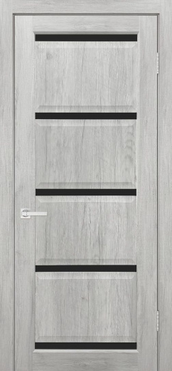 Дверь экошпон Евро 20 граф белый