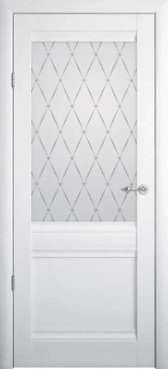 Дверь эмалит Рим ПО винил белый