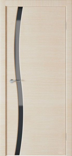 Дверь экошпон Сириус 1 черный трпилекс