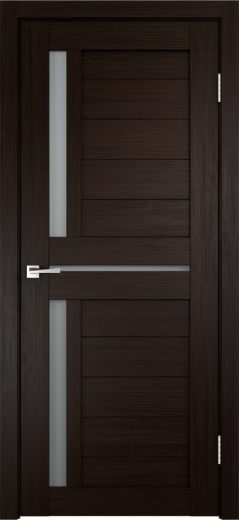 Дверное полотно Экошпон DUPLEX 3 цвет Венге стекло Мателюкс