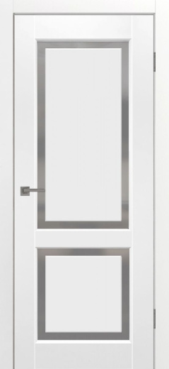 Дверь со стеклом Авен белый эмалит