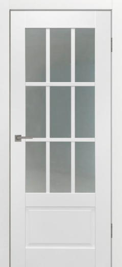 Дверь со стеклом Юник 104 ПО аляска