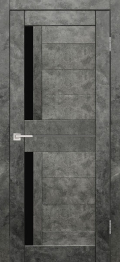 Дверь экошпон Твист Бетон графит