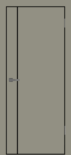 Дверь эмалит ПЭТ 5 мокко