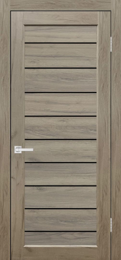 Дверь экошпон Евро 26 орех макадамия