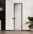 Дверь скрытая M2 Invisible от себя черная кромка правая