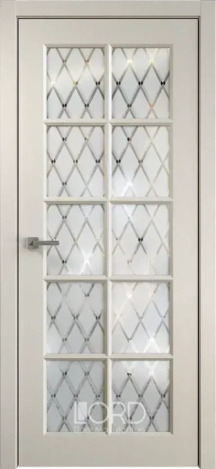 Дверь экошпон Corona К28 ПО стекло Unico