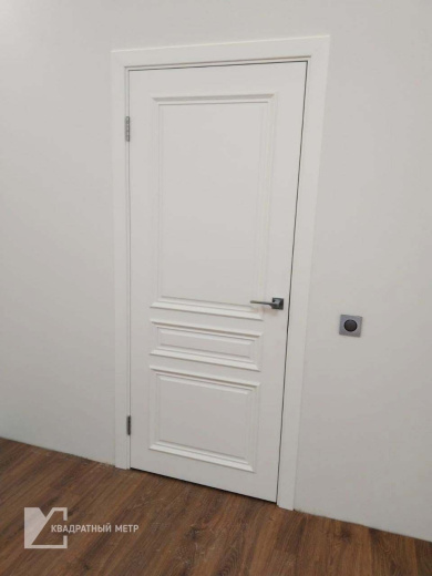 Дверь глухая Женева 3 ПДГ белая эмаль