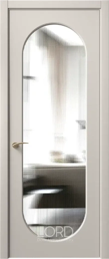 Дверь экошпон Italy U ПО стекло рифленое Floots