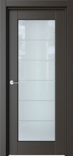 Дверь экошпон Люкс с молдингом зеркало