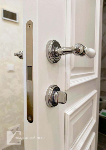 Дверь глухая Женева 3 ПДГ белая эмаль