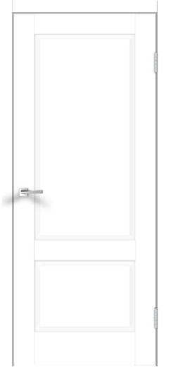 Дверное полотно Экошпон ALTO 11 2P цвет Белый Эмалит