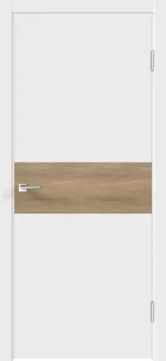 Дверное полотно Экошпон Galant DUO 3 цвет Белый Эмалит