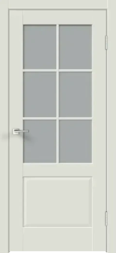 Дверное полотно Экошпон ALTO 12 2V цвет Светло-серый Эмалит