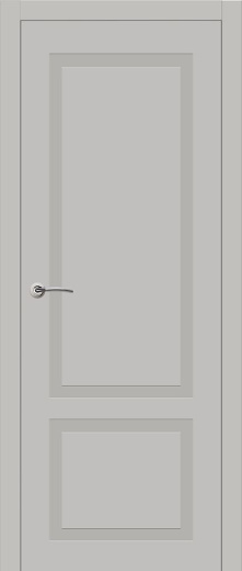 Дверь глухая Duo серая эмаль