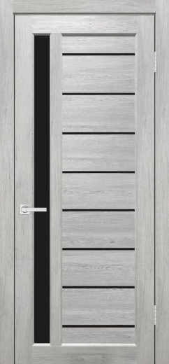 Дверь экошпон Евро 45 граф белый